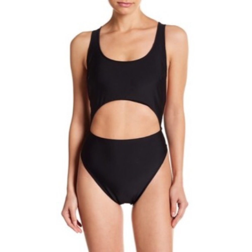 Rachel Roy Cutout One-Piece Women’s Swimwear